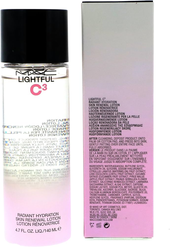 Amazon.com: M.A.C MAC Cosmetics Lightful C3 煥發保濕肌膚再生乳液